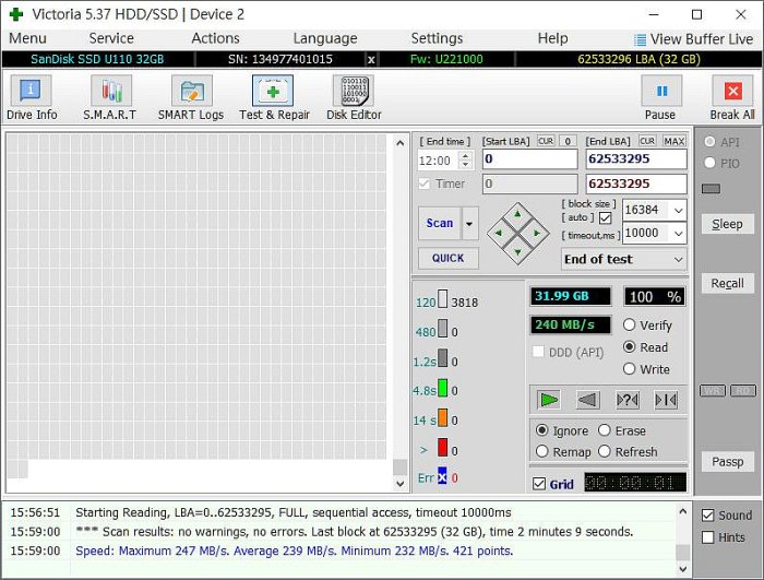 Sandisk SDSA6AM-032G SSD U110 32GB(32G) 固態硬碟 (不良/瑕疵)