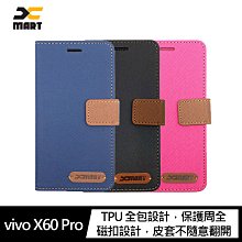 強尼拍賣~XMART vivo X60 Pro 斜紋休閒皮套  可立 插卡 磁扣