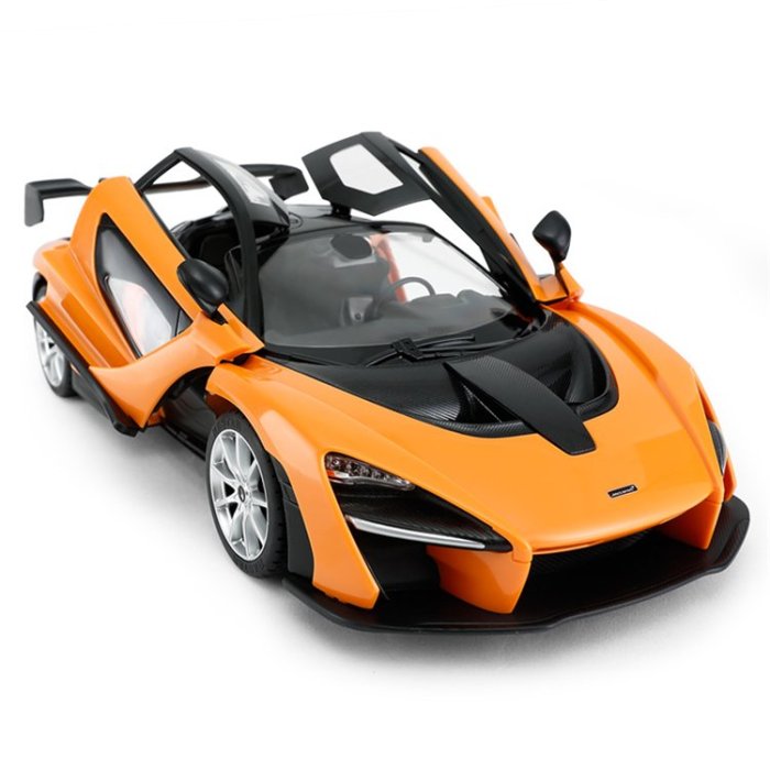 【艾蜜莉玩具】 1/14麥拉倫 賽納Mclaren Senna授權RASTAR遙控車/搖控模型車/跑車 手開車門1:14