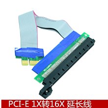 1x轉16x延長線 PCI-E1x轉16x PCI-E 1X轉16X顯卡延長線 19釐米 A5.0308