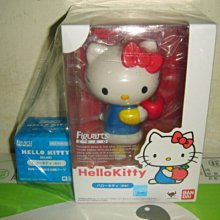 1景品盒玩Figuarts ZERO三麗鷗HELLO KITTY 凱蒂貓 藍PVC公仔含特典持心手型配件五佰九十一元起標