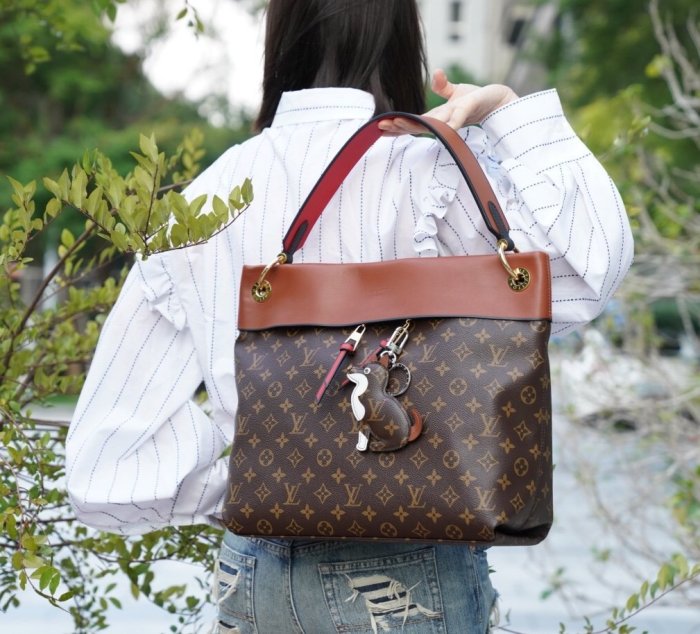 Louis Vuitton Tuileries Besace in Caramel 