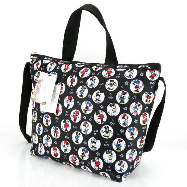 【熱賣精選】 LeSportsac x Disney 2431 米奇米妮 輕量 托特包 出遊 旅行 降落傘防水 斜背