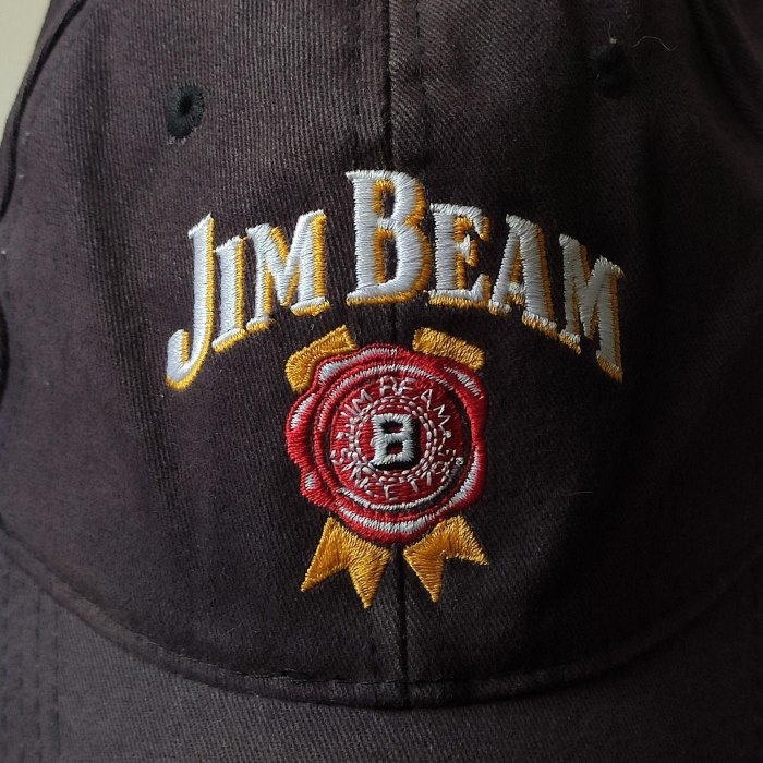 金賓刺繡logo標誌老帽 Jim Beam vintage baseball cap 棒球帽 鴨舌帽 bourbon whiskey 波本威士忌 滑板卡車帽子