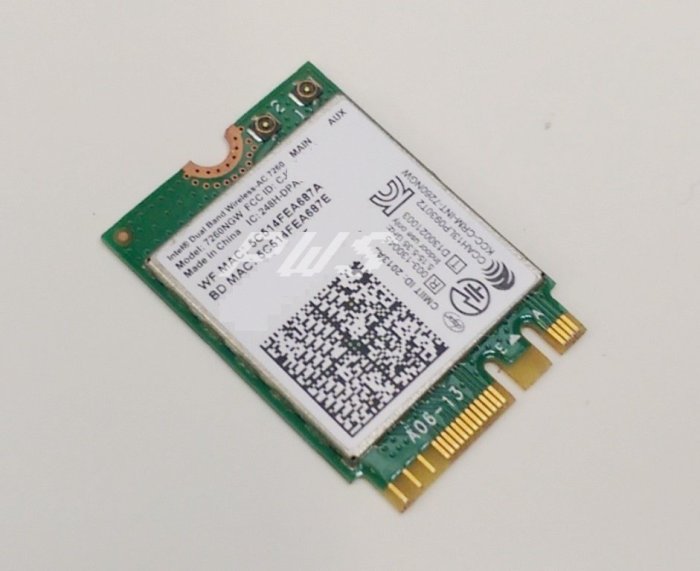 【筆電用 Intel Dual Band Wireless-AC 7265 7265NGW M.2 NGFF 】7260