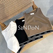 SaNDoN x『AMERI』編織設計運動風格胸墊可以拆好穿短版背心 230708