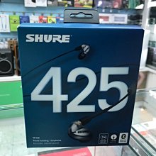 禾豐音響  公司貨保固2年 Shure SE-425BT1 SE425-V+BT1 Wireless 藍芽耳道耳機