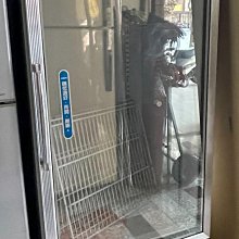 最信用的網拍~高上{二手}單門冷藏冰箱/單門玻璃展示冷藏冰箱/玻璃機下型 台灣製 400L 110V ~~2024