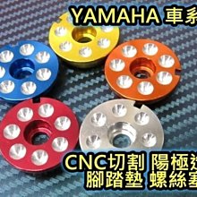 YAMAHA 車系 造型螺絲 腳踏螺絲 腳踏塞 腳踏墊螺絲 CNC腳踏墊螺絲 新勁戰 CUXI RSZ BWS GTR