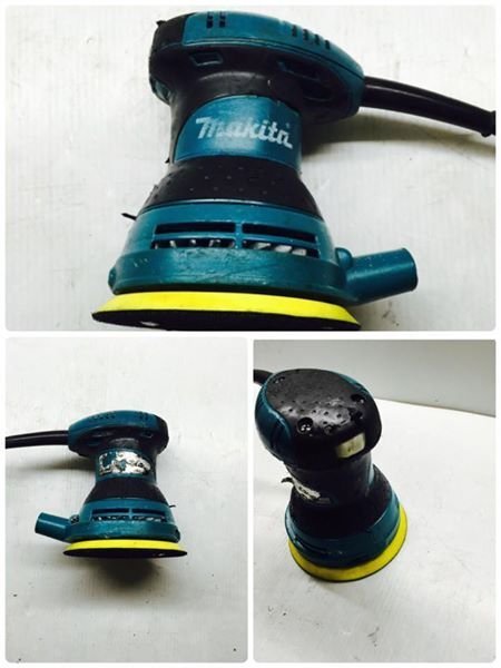 (二手中古外匯) 牧田 Makita MAKITA  5吋 110V 砂輪機 拋光機 砂紙機 魔鬼氈底盤