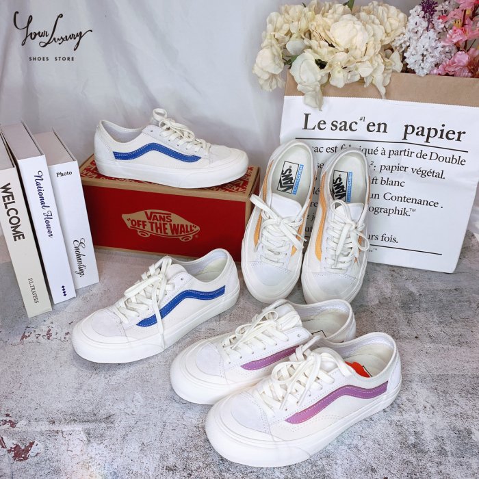 【Luxury】Vans Style36 DeconSMU 奇妙配色 滑板鞋 帆布鞋 紫 黃 藍 韓國代購