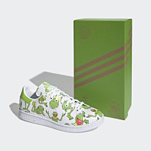 南 2021 3月 Adidas STAN SMITH 經典款 女 FZ2707 白 綠 迪士尼 科米蛙 史密斯