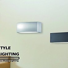 【168 Lighting】極簡經典《戶外壁燈》（兩色）銀色GD 23532-4