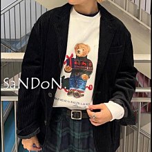 SaNDoN x『Polo Ralph Lauren』聖誕節氣氛經典泰迪熊毛圈/刷毛/圓領/連帽大學T SLY 231110