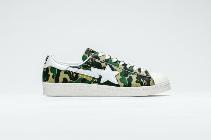 24全新 Adidas x Bape Superstar 80s 迷彩 GZ8981