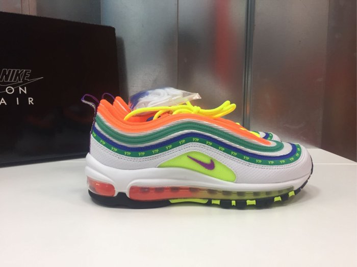 Nike Air Max 97 OA JL Summer Love London CI 1504-100 白橘螢光黃大