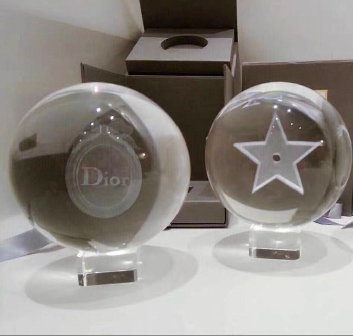 Dior迪奧限量款水晶球（幸運星/黛妃包/ 香水瓶)  Dior迪奧限量款水晶球全新正品 生日禮物