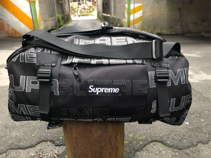 現貨2021AW Supreme Duffle Bag 旅行袋旅行包手提側背編織黑色| Yahoo