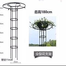 現貨供應180公分高*25公分圈圈包塑鐵管傘型花支架