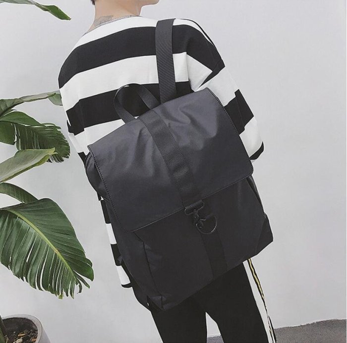 FINDSENSE品牌 日系 純色 時尚潮流 男 學生包 旅行背包 多用途背包 書包 後背包 肩背包