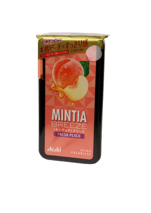 Asahi朝日 MINTIA BREEZE 口含錠 檸檬 葡萄 清新藍 銀強力薄荷 水蜜桃 5種口味 30粒【JJ日貨】