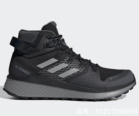 Adidas TERREX FOLGIAN HIKER GTX 復古 耐磨 百搭 黑灰 運動 慢跑鞋 EF0365 男鞋