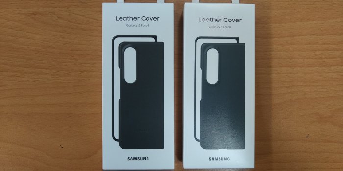 【原廠盒裝】Samsung 三星 Galaxy Z Fold4 原廠皮革背蓋 保護殼 保護套