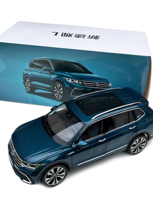 原廠模型車 原廠1:18上汽大眾新途觀L TIGUAN L 2022款SUV越野車合金汽車模型