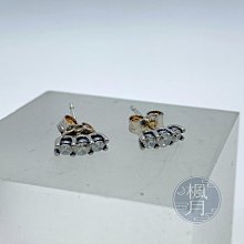 【一元起標 04/23】PRADA  普拉達  925水鑽耳環 單品 時尚百搭 精品飾品 精品