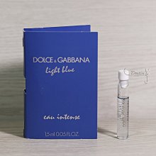 Dolce&Gabbana D&G 淺藍 女性淡香精 1.5ml 沾式 試管香水 全新 現貨