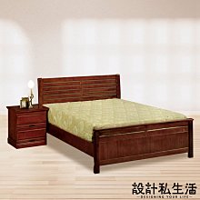【設計私生活】克羅姆3.5尺全實木單人床架、床台(免運費)B系列139A