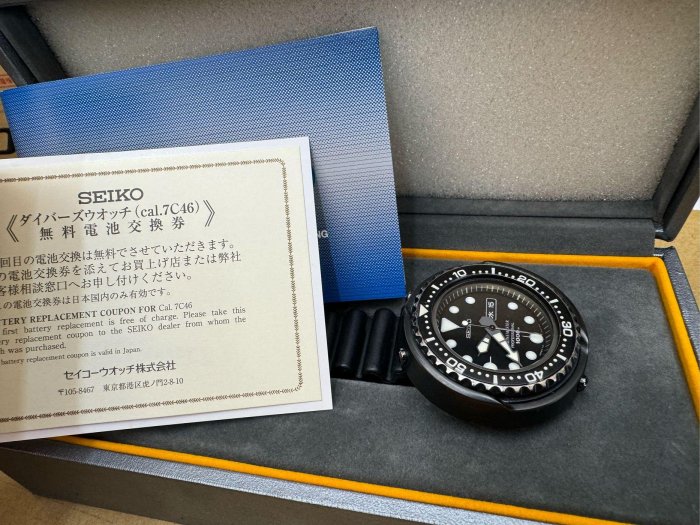 SEIKO SBBN013 千米石英 7C46二手品 潛水錶