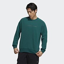 南 2021 11月 ADIDAS TH ENG SWEAT H39277 綠 棉質 簡單 LOGO  休閒 運動大學T