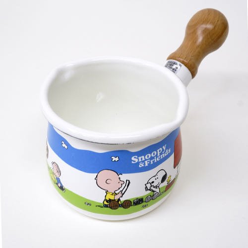 鄉村童話 日本製 Snoopy 史努比 琺瑯 牛奶鍋 現貨