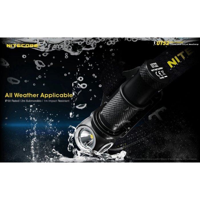 NITECORE UT32 白光+暖光 雙光源輸出 戶外露營 頭燈-星紀汽車/戶外用品