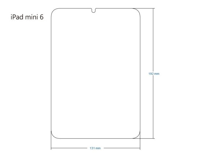 imos 手感膜 2.5D 滿版 9H強化 霧面玻璃保護貼，iPad mini4 mini5 mini6