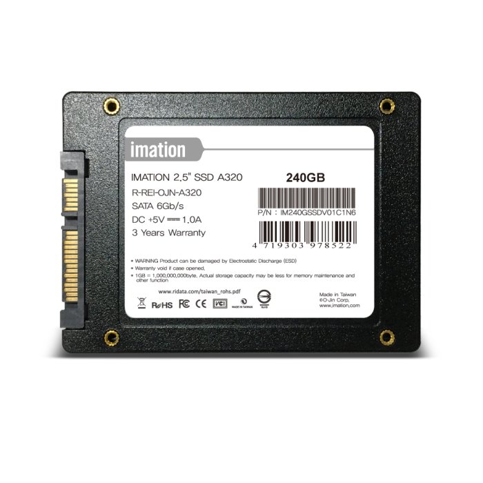 《Sunlink》 imation A320 240GB SATA3 2.5吋 SSD 固態硬碟