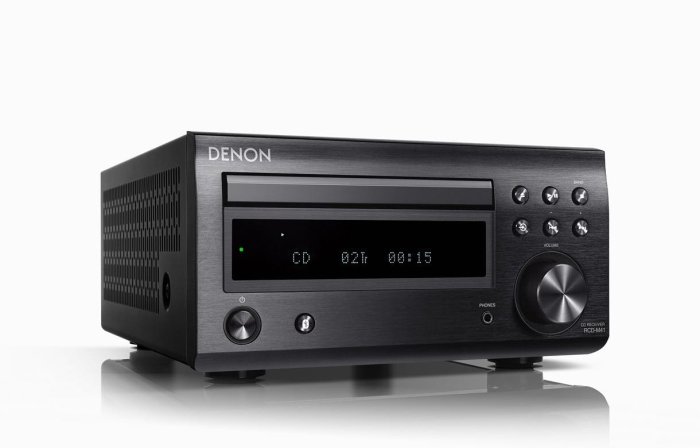 [紅騰音響]DENON D-M41 迷你音響 CD、藍牙和 FM/AM、睡眠裝置設定、可定時開關機 (另有DENON D-T1)即時通可議價