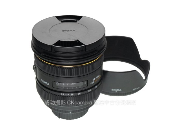 成功攝影  Sigma 24-70mm F2.8 IF EX DG HSM For Nikon 中古二手 超值標準變焦鏡 恆定光圈 保固半年 24-70/2.8