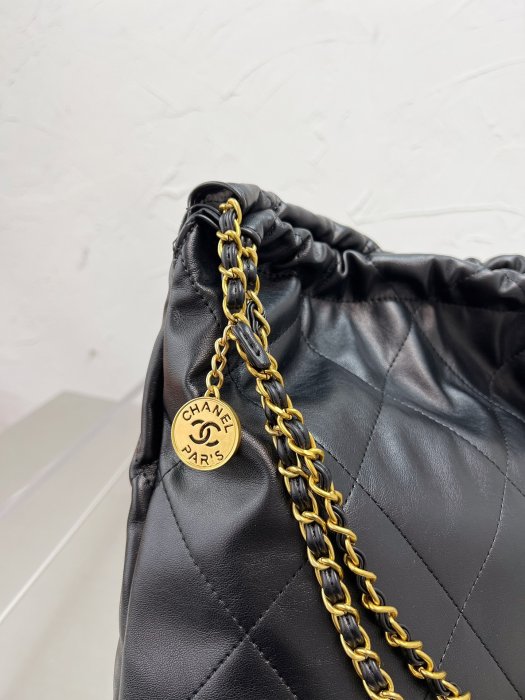 CHANEL tote bag 香奈兒新款22托特包 時尚鏈條單肩包 大容量logo購物袋 單肩包 肩背包