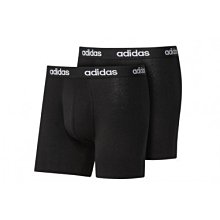 ADIDAS LINEAR BRUEF 2P 兩入組 男生內褲 平口內褲 GU8888 黑【iSport愛運動】