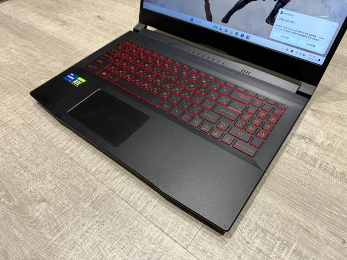 MSI 電競筆電 GF66 11UD I7-11800H 16G RTX3050TI 二手筆電 遊戲筆電 ROG