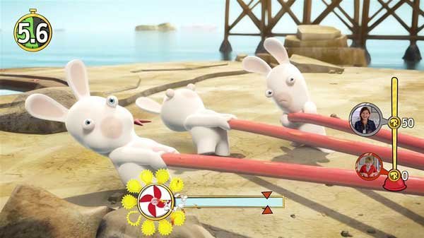 【一起玩】PS4 瘋狂兔子全面侵略 TV 互動遊戲 英文美版 Rabbids Invasion