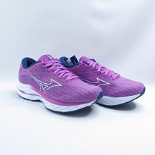 Mizuno J1GD230373 WAVE RIDER 27 女慢跑鞋 紫白【iSport愛運動】