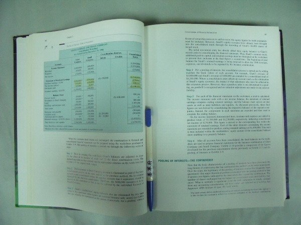 【姜軍府】《Advanced Accounting》1998年 第五版 Mc Graw Hill / ISBN0256181500