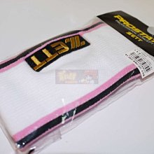 貳拾肆棒球-日本帶回ZETT pro status金標目錄外限定版職業用護腕粉紅.