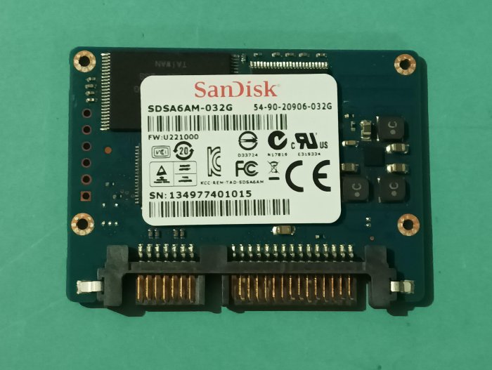 Sandisk SDSA6AM-032G SSD U110 32GB(32G) 固態硬碟 (不良/瑕疵)