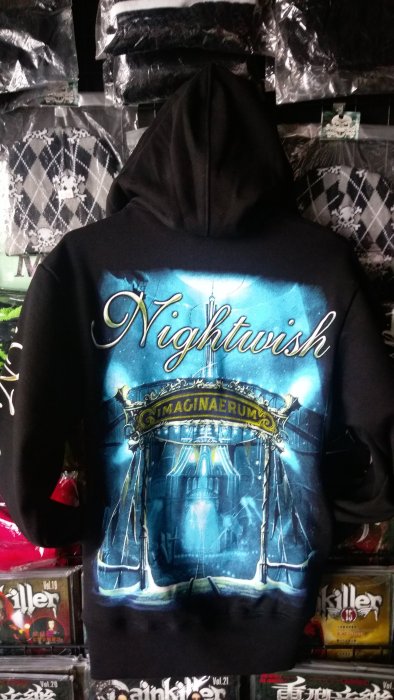 【搖滾帝國】Nightwish 長袖連帽外套 樂團 帽T Hoodies S號