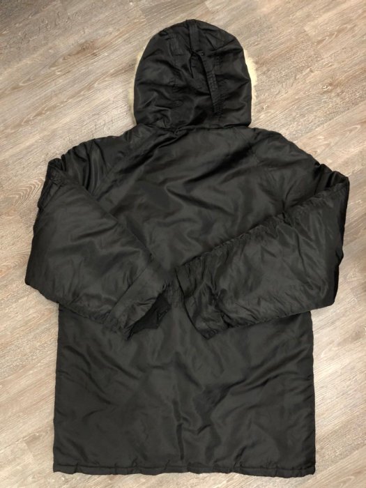 綠洲同款`黑色 N-3B/N3B M號`防寒大衣夾克#20121802