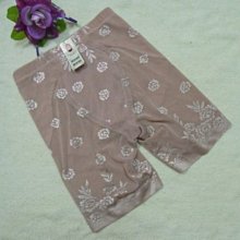 曼黛瑪璉（曼黛瑪蓮）~繡花修飾褲【P2214】~M,XL~粉色~紗褲